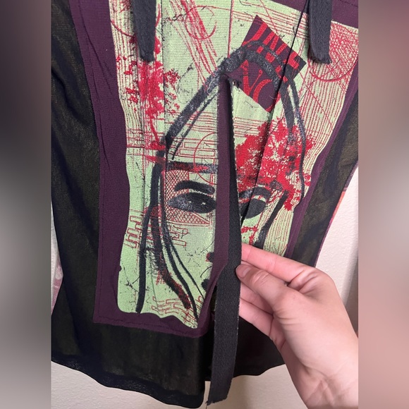 Deca Paris Mesh Grunge Shirt - Picture 5 of 6